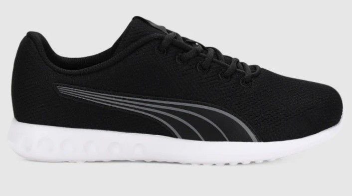 Puma Grypease IDP men's walking shoes in black with durable design and sporty finish