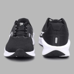 Padded heel area in Nike Downshifter 13 providing ankle support